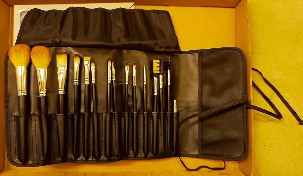 Make-up: 15-teiliges Pinselset – Gebraucht aus Roggwil TG von sunbug