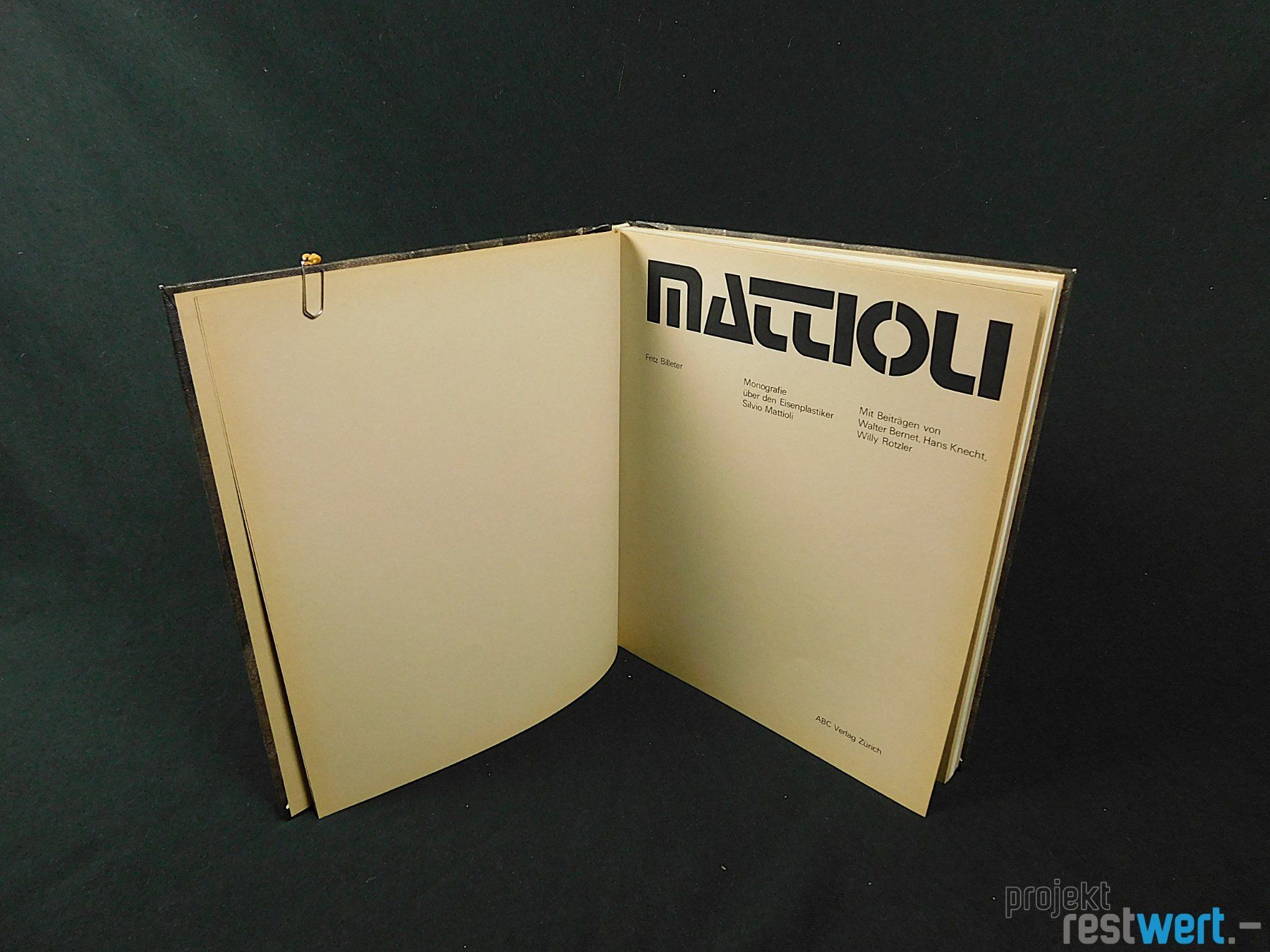 Libri: Mattioli, Buch von SILVIO MATTIOLI – Usato da Bülach venduto da restwert_buelach 2