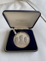 Apollo 11 Mondlandung Medaille, Silber, Nummer 64, Top!