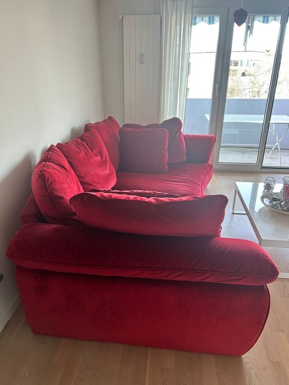 Big Sofa rot Kaufen auf Ricardo