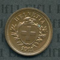 CHF___0.01 1911 stgl 1 Rappen