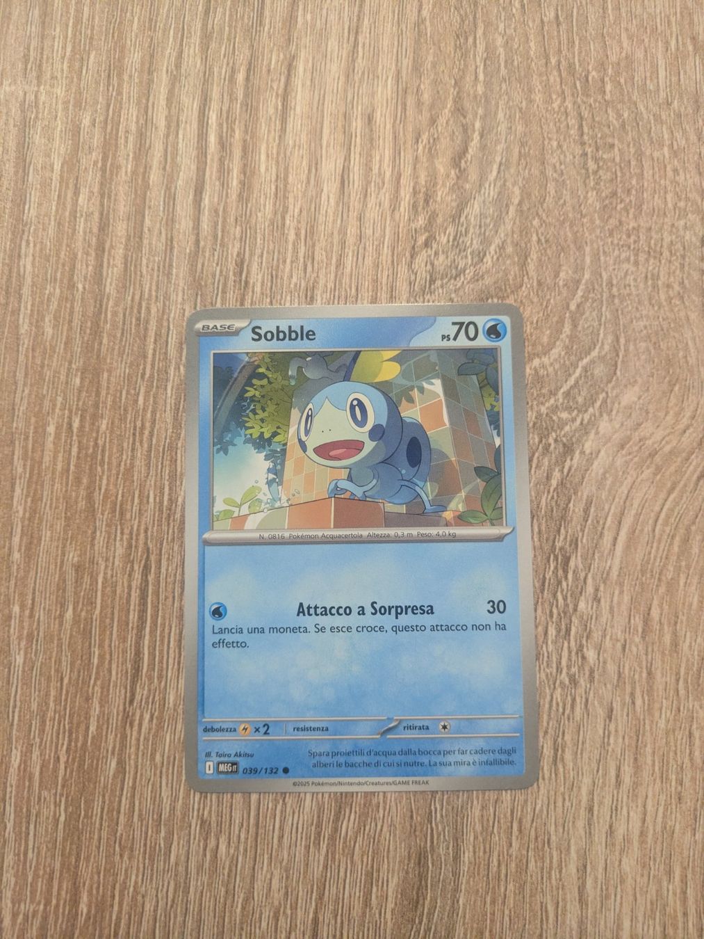 Pokémon Carte collezionabili: SOBBLE, MEGA EVOLUTION, MEG39, COMMON, 2025, ITA, NM/MT – Usato da Losone venduto da AlpineLayer