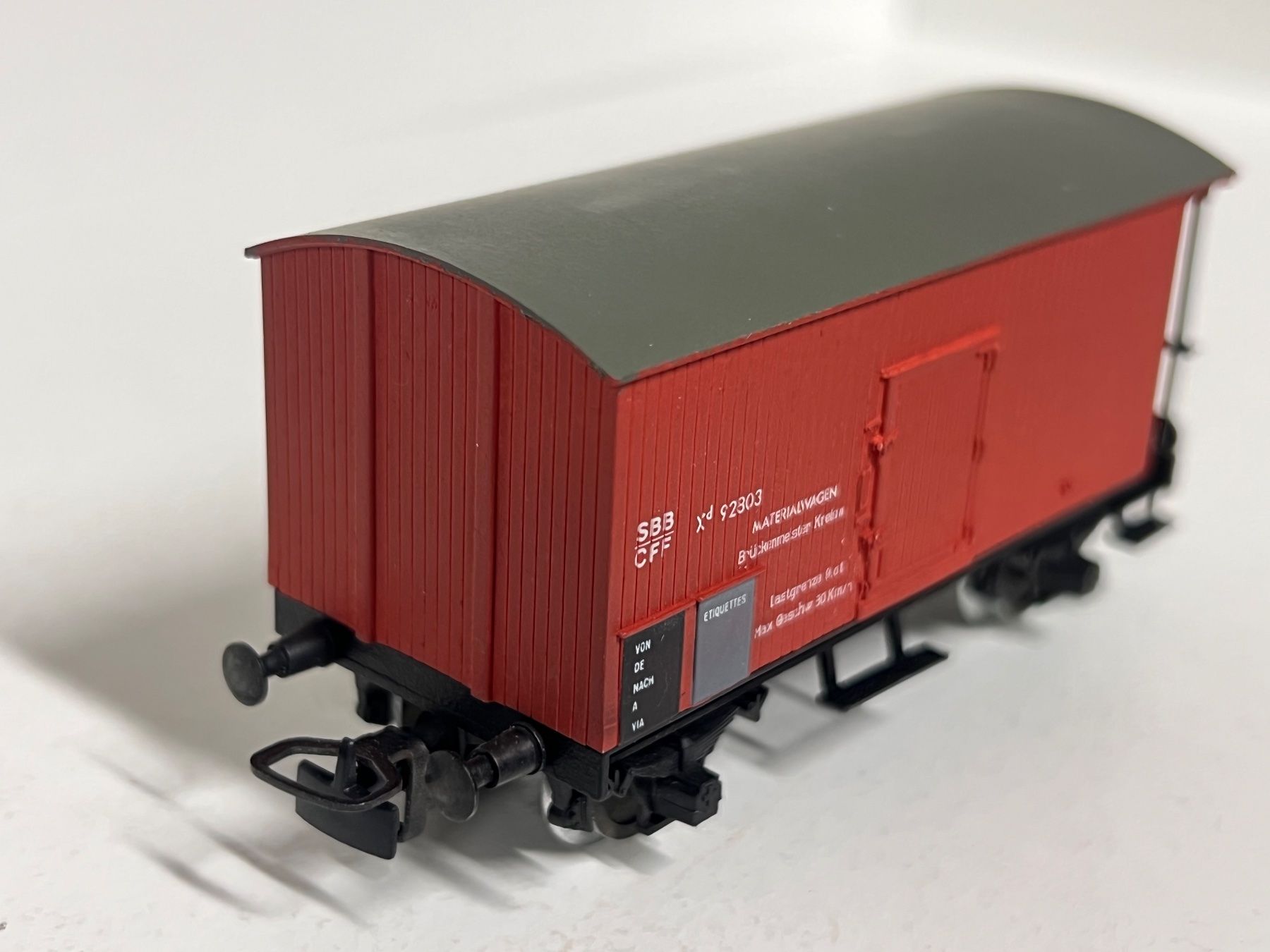 Modellini di ferrovie: Ruco SBB-CFF  Materialwagen H0 DC – Usato da Geroldswil venduto da TopTrain54 2