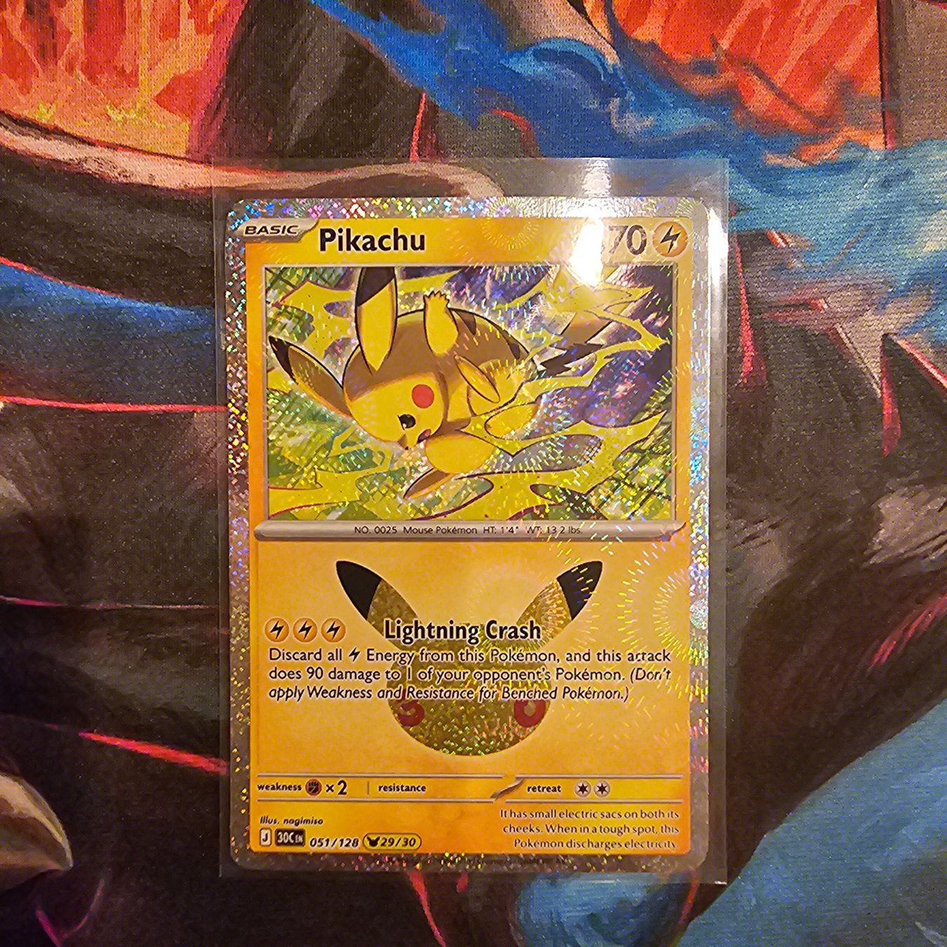 Pokémon Sammelbilder & Trading cards: Pokemon Pikachu EN 30C 051/128 Holo – Gebraucht aus Zofingen von AcoBraco