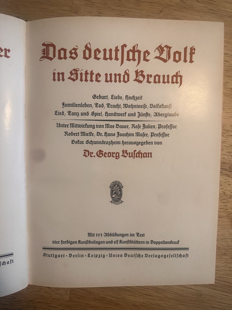 Libri: Die Sitten der Völker, Band 3 und 4 – Usato da Riehen venduto da fischre1 5