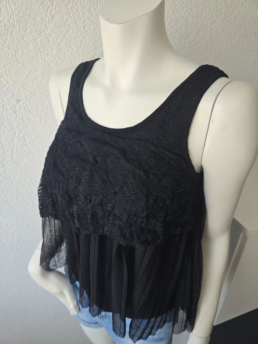 Tops: Debardeur fluide noir T-S – Gebraucht aus Les Verrières von kitel79 1