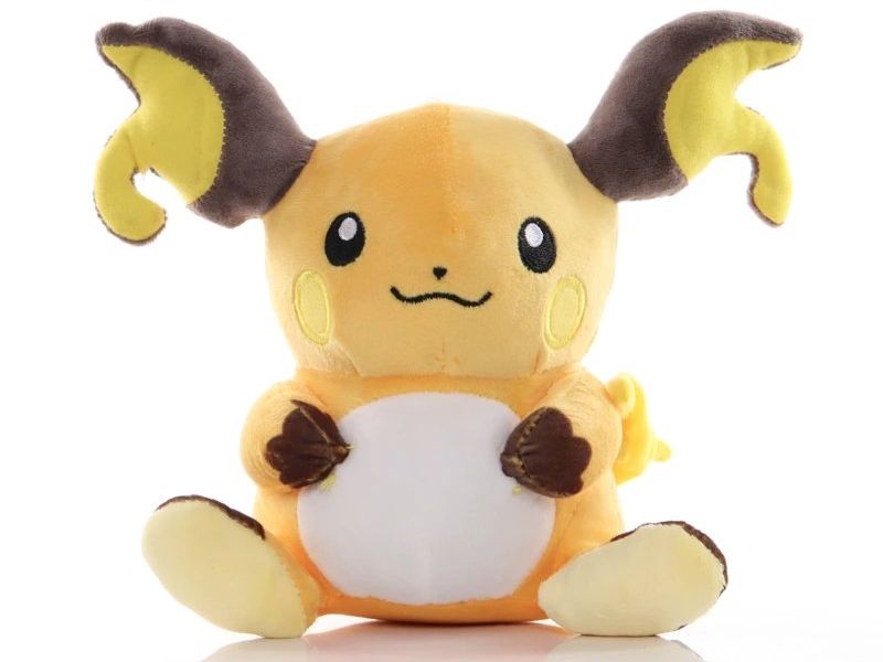 Giocattoli: Pokémon Raichu Plushie – Nuovo e nell'imballaggio originale da Cortaillod venduto da CelestiumCards
