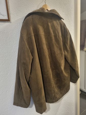 Herren Winterjacke braun mit Teddyfutter gefüttert