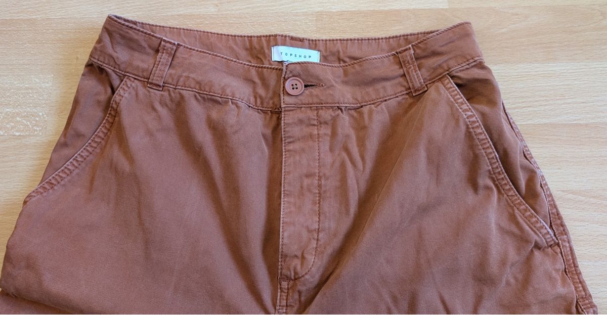 Topshop Pantalons: Terrakotta Cargohose - Gr. 40  – D'occasion à St. Silvester par Fabelliii 2