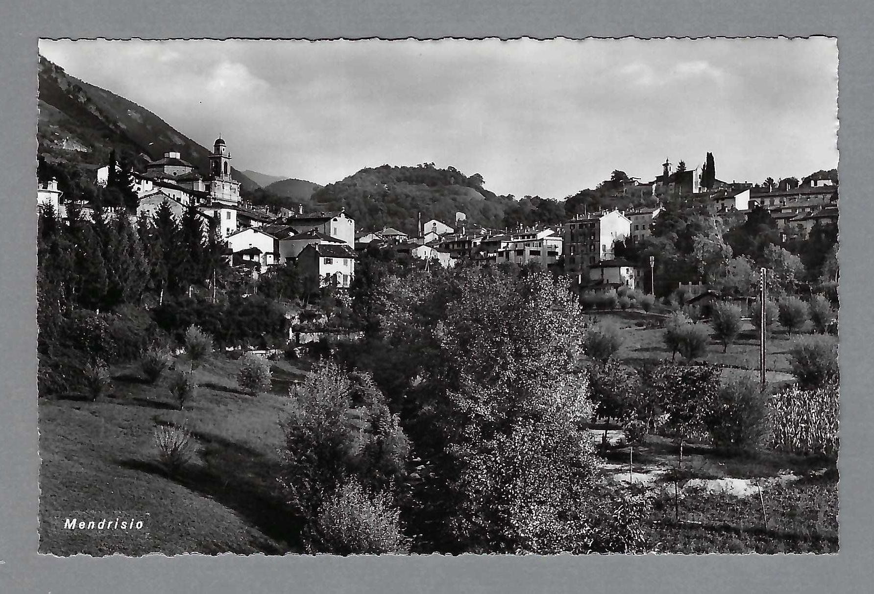 Cartoline postali: MENDRISIO, PANORAMA, NON COMUNE, * – Usato da Pura venduto da ulisse1957