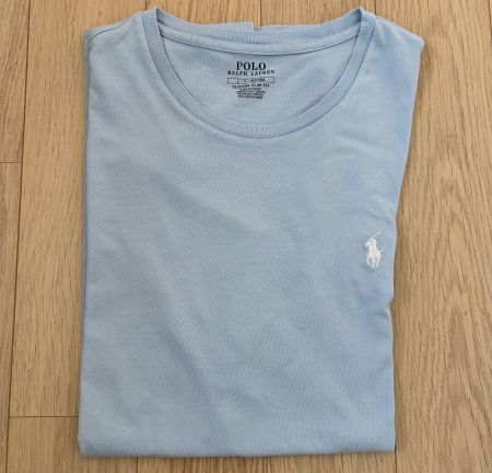 Polo Ralph Lauren T Shirt Hellblau Gr. L | Gebraucht