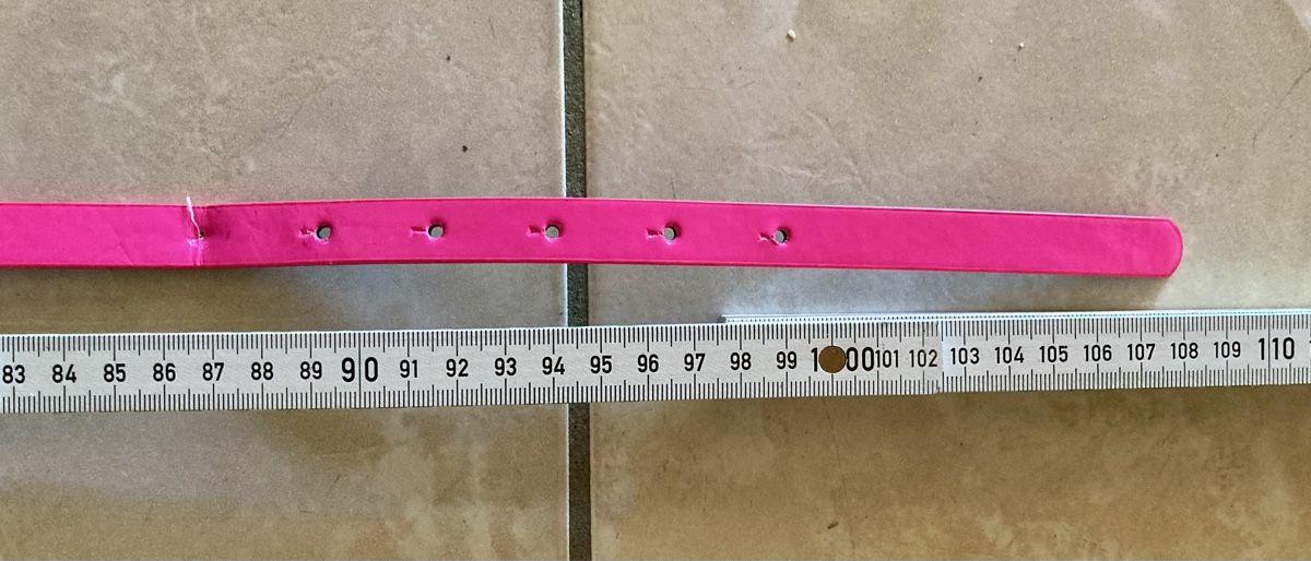Cinture: Gürtel Pink mit Schleife Kunstleder – Usato da Vinelz venduto da Viewfinder84 4