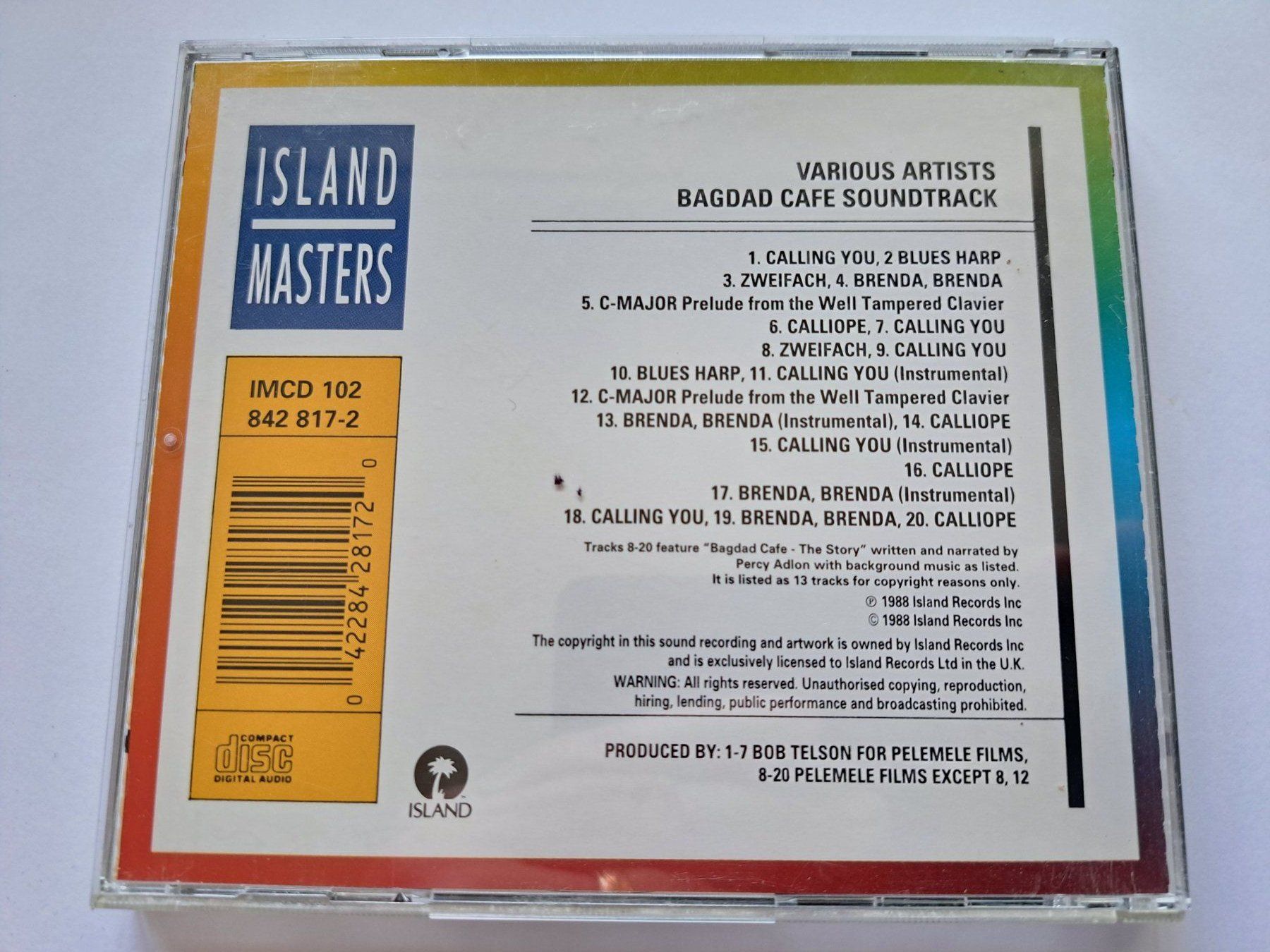 CD: CD BO Bagdad Café  – Usato da Pully venduto da bro_n52j 1