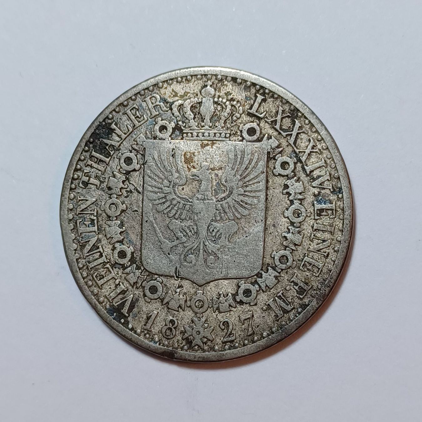 Tutti le monete: 1/6 Taler 1827 Preussen – Usato da Pfäffikon ZH venduto da Welt_Muenzen 1