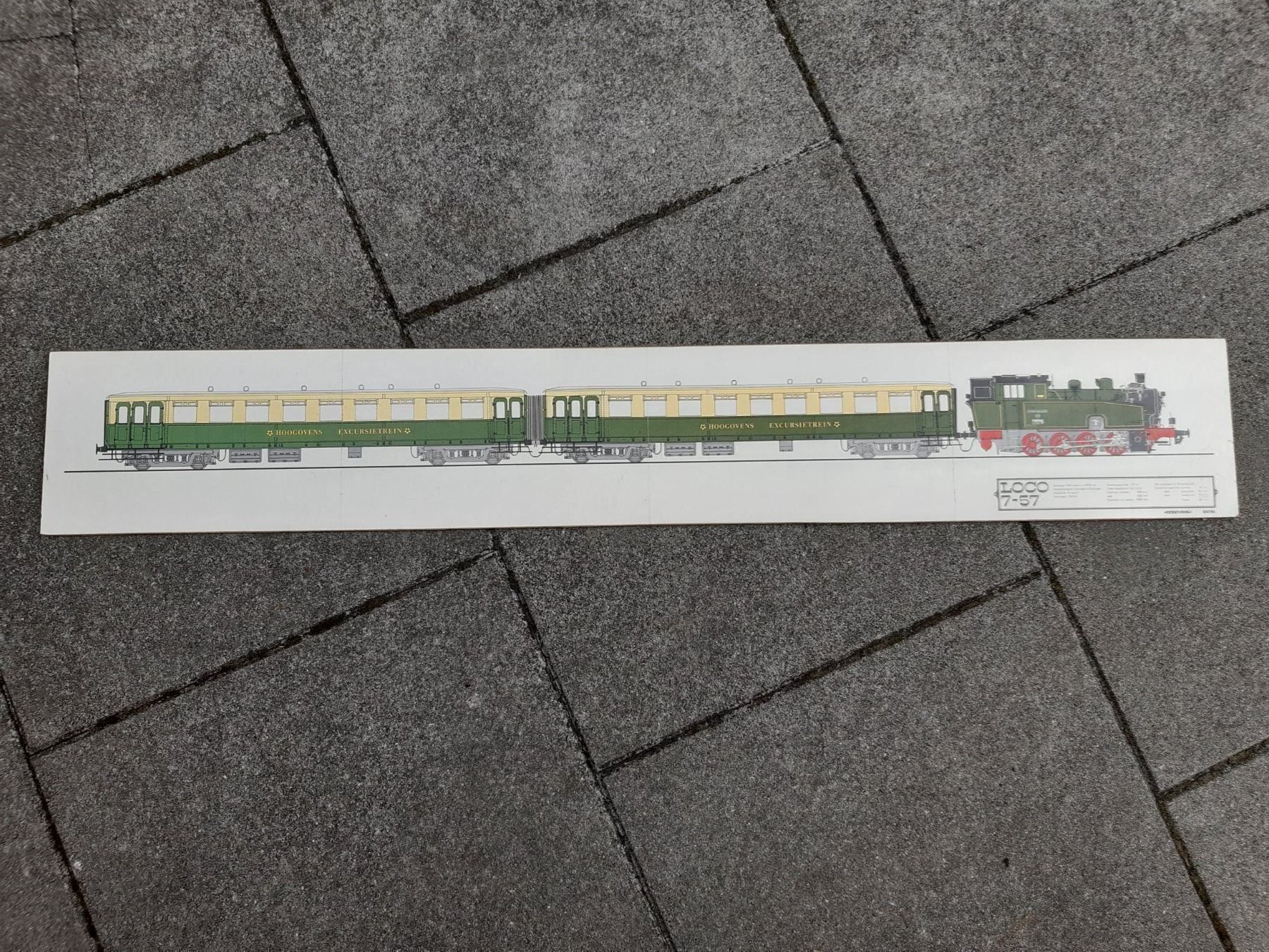 Foto & Immagini: Dampflok - Bild / Eisenbahn 18.5 x 121cm – Usato da Steffisburg venduto da Bosihalte-Salbei