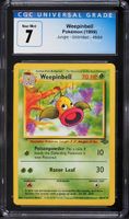 Vintage 1999 Pokemon Jungle Weepinbell #48 CGC 7 NRMT