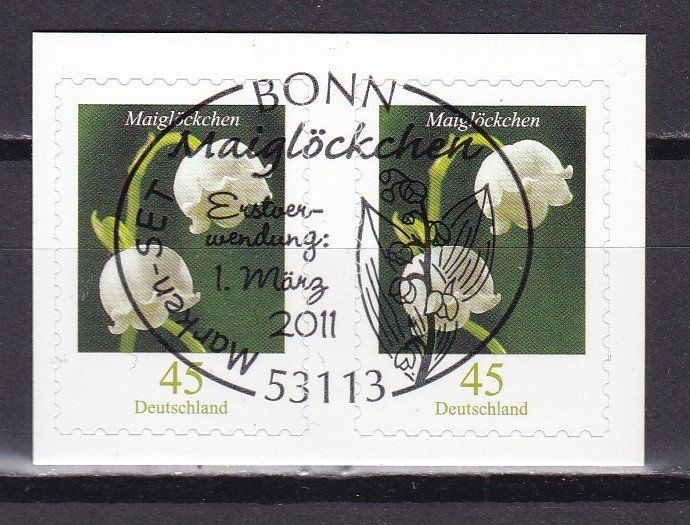 BRD Briefmarken „Leuchttürme“ 2011 – Komplettausgabe 2875-2876, Postfrisch, Selbstklebend (MNH)