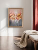 Originalgemälde auf Leinwand 60x80 cm, Modern ArtUnikat