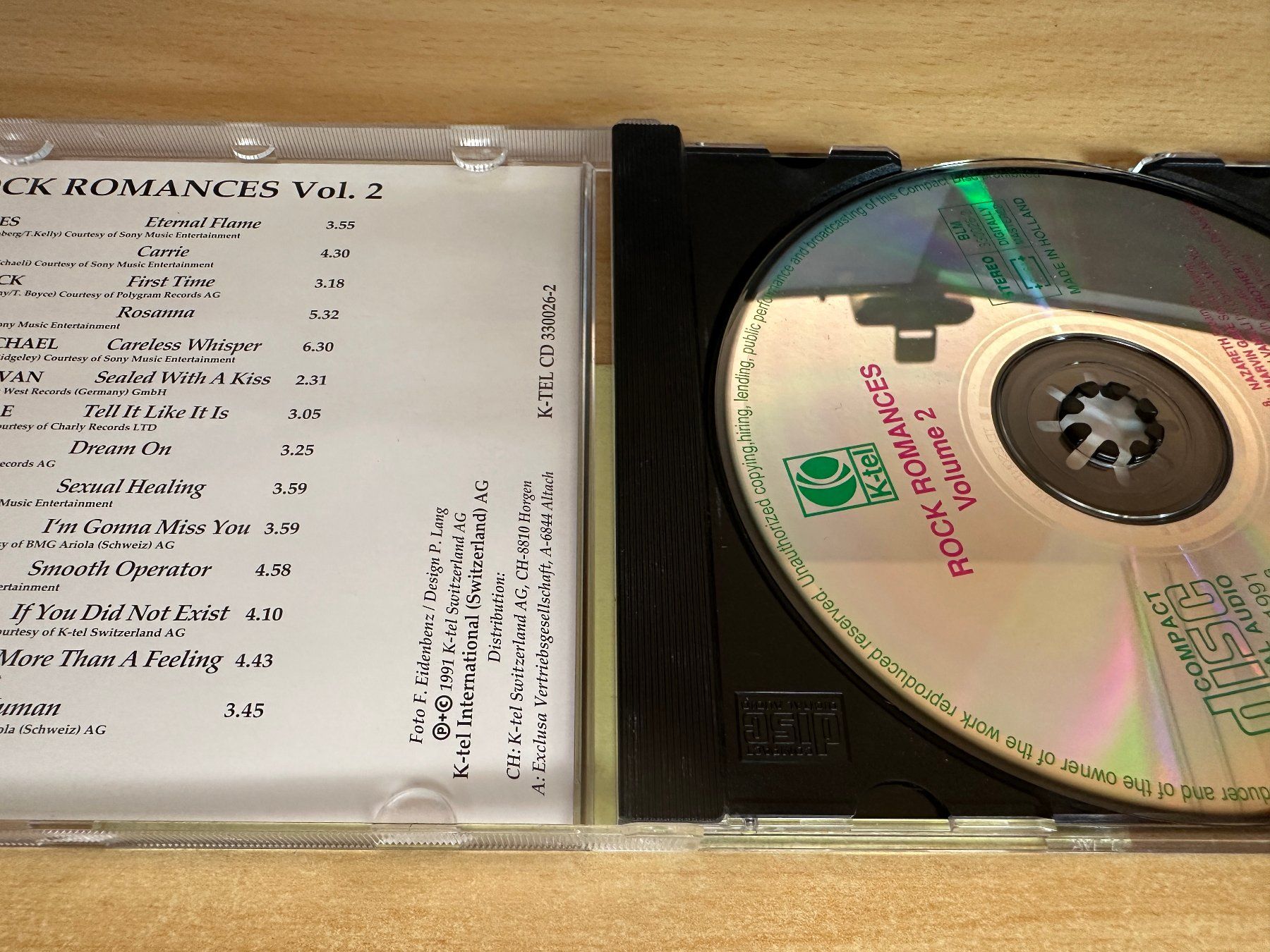 CDs: F6 Various – Rock Romances Vol. 2 – Gebraucht aus Rikon im Tösstal von Alpenmutz 2