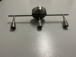 Deckenlampe, Metall, mit drei Strahlern, Top Zustand!