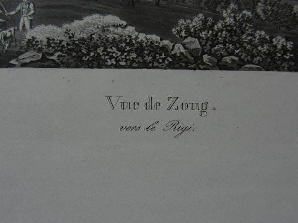 Gravures: Zug gegen die Rigi – D'occasion à Risch par Rischli15 2