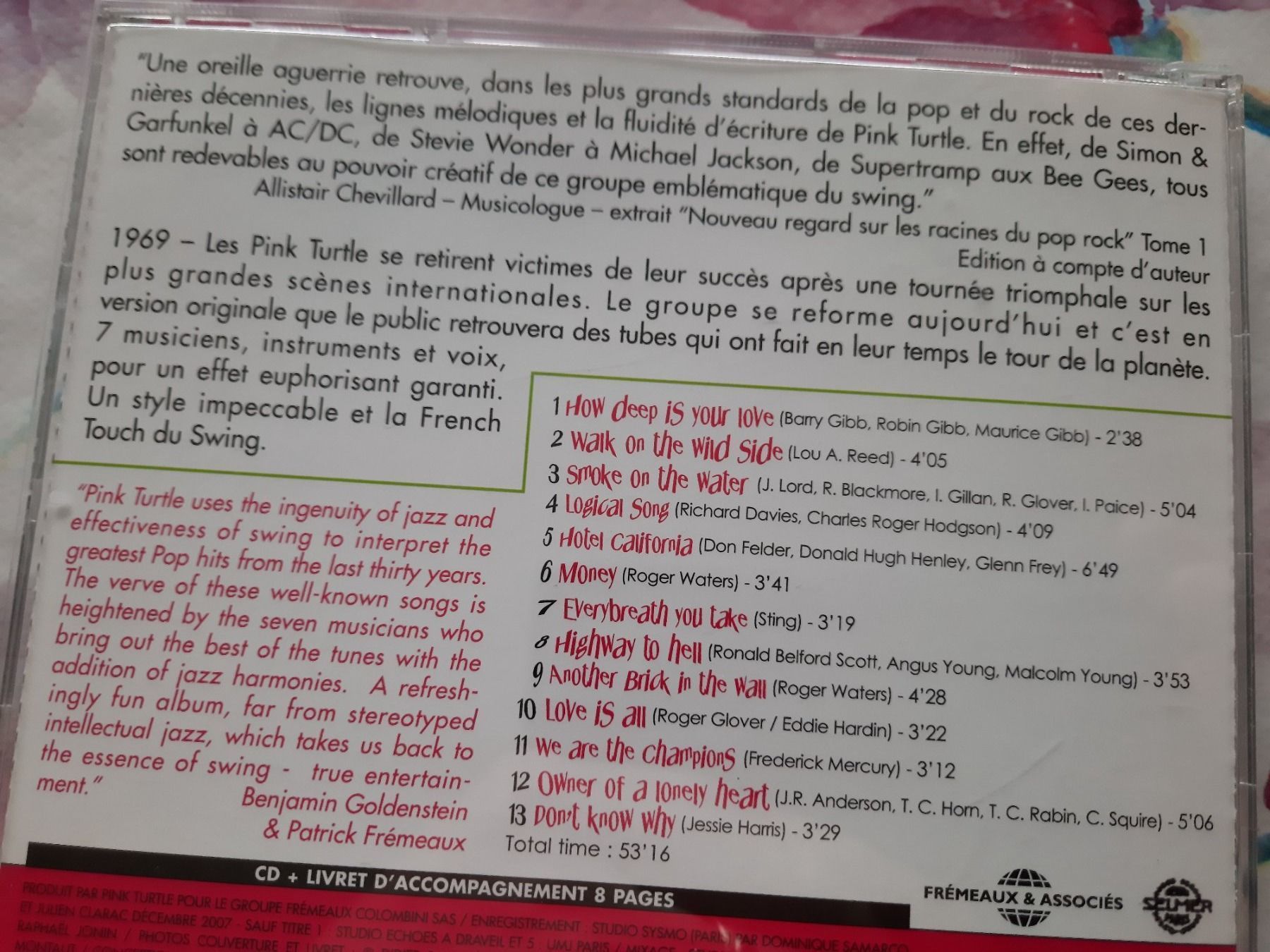 CDs: CD Pink Turtel - Pop in Swing – D'occasion à Pully par bro_n52j 2