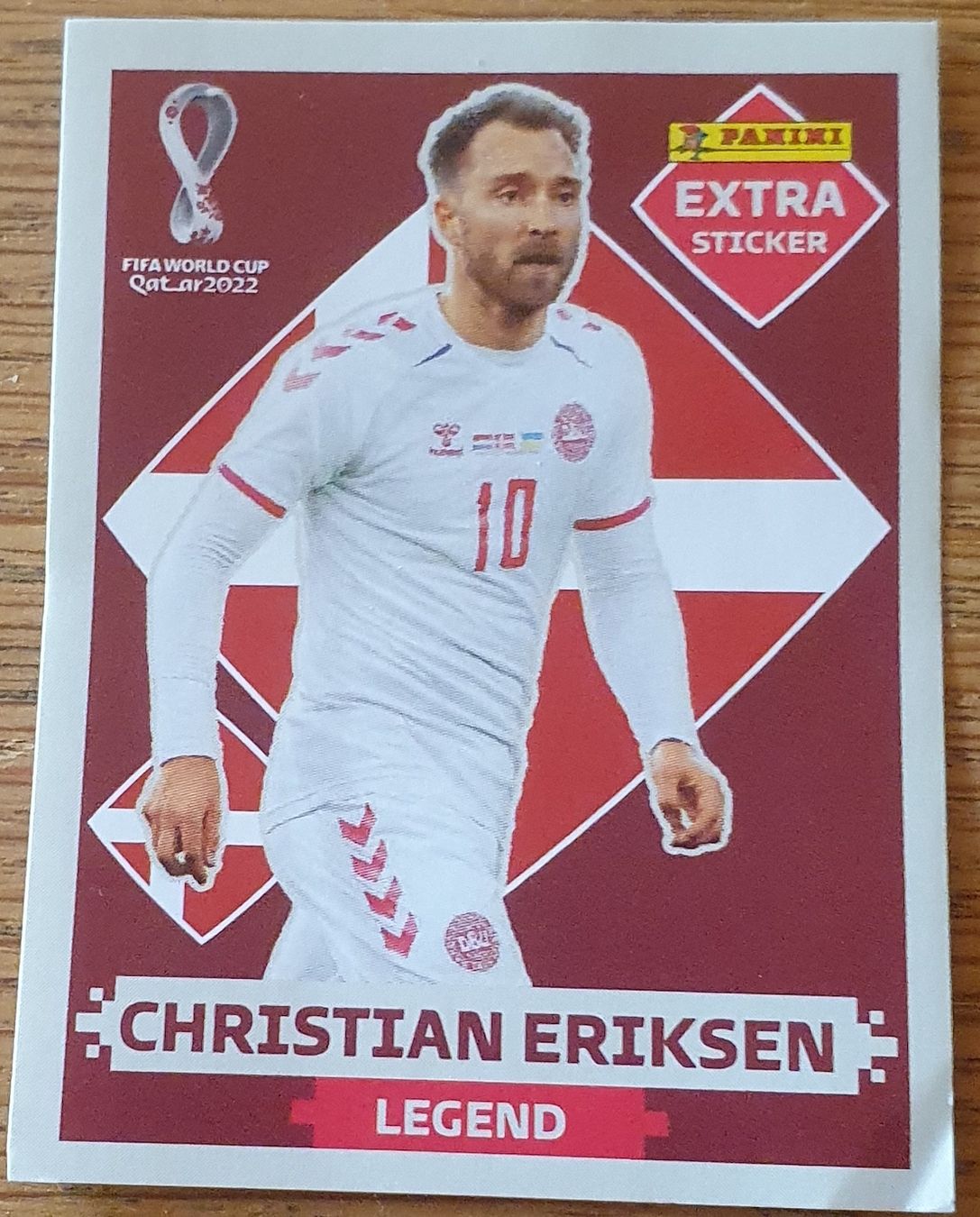 Panini Carte collezionabili: Christian Eriksen, Extra Sticker, Panini 2022 – Nuovo e nell'imballaggio originale da Venthône venduto da olivier_siegrist