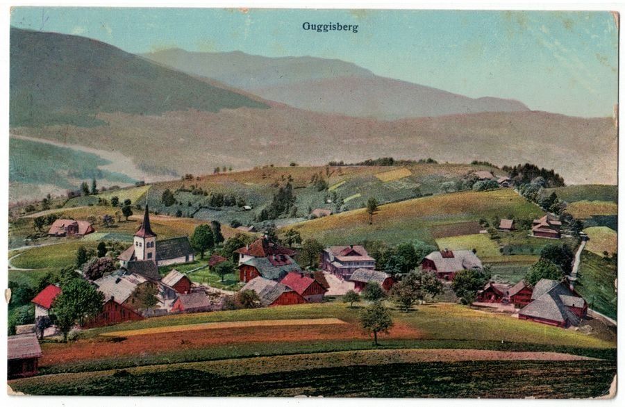 Cartoline postali: Guggisberg, gelaufen 1920 – Usato da Frauenfeld venduto da POML
