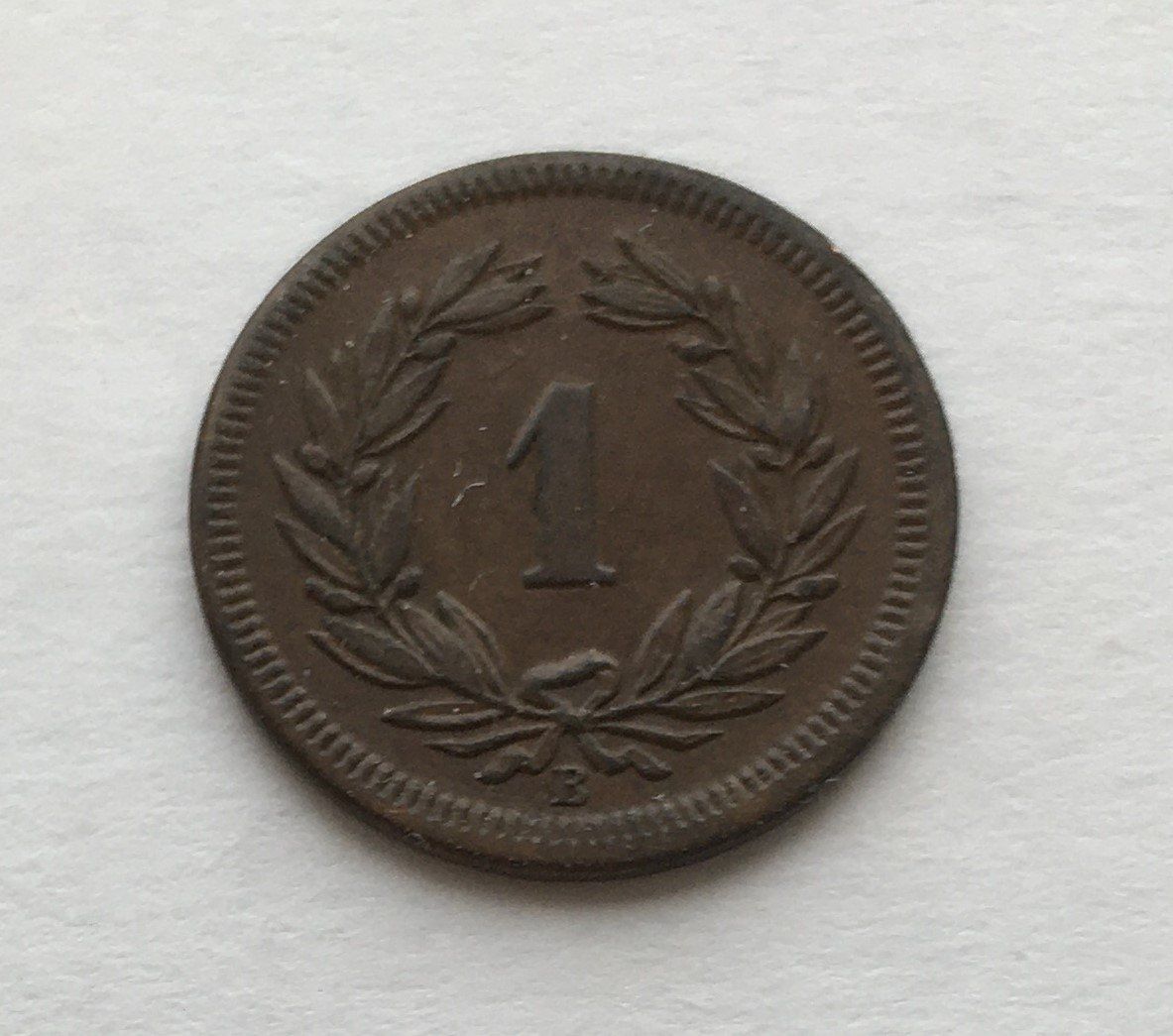 Tutti le monete: 1857 1 Rappen unz – Nuovo (secondo la descrizione) da Kirchberg SG venduto da Helveticus00 1