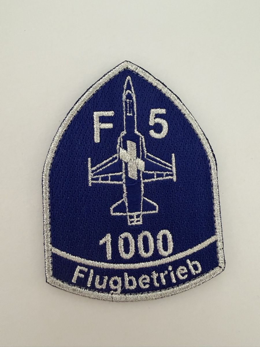 Schweizer Armee Plaketten & Abzeichen: F-5 Flugbetrieb patch  – Gebraucht aus Chamoson von Lio_Rey
