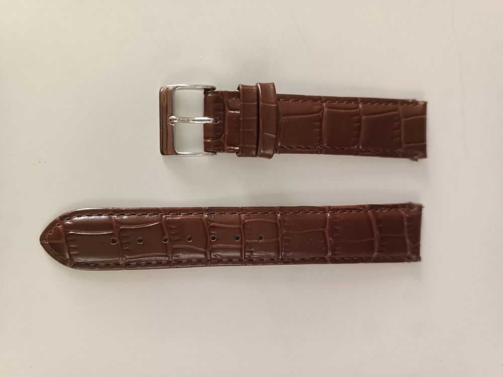 Cinturino Accessorio Orologi Vero Coccodrillo Rosa Stile