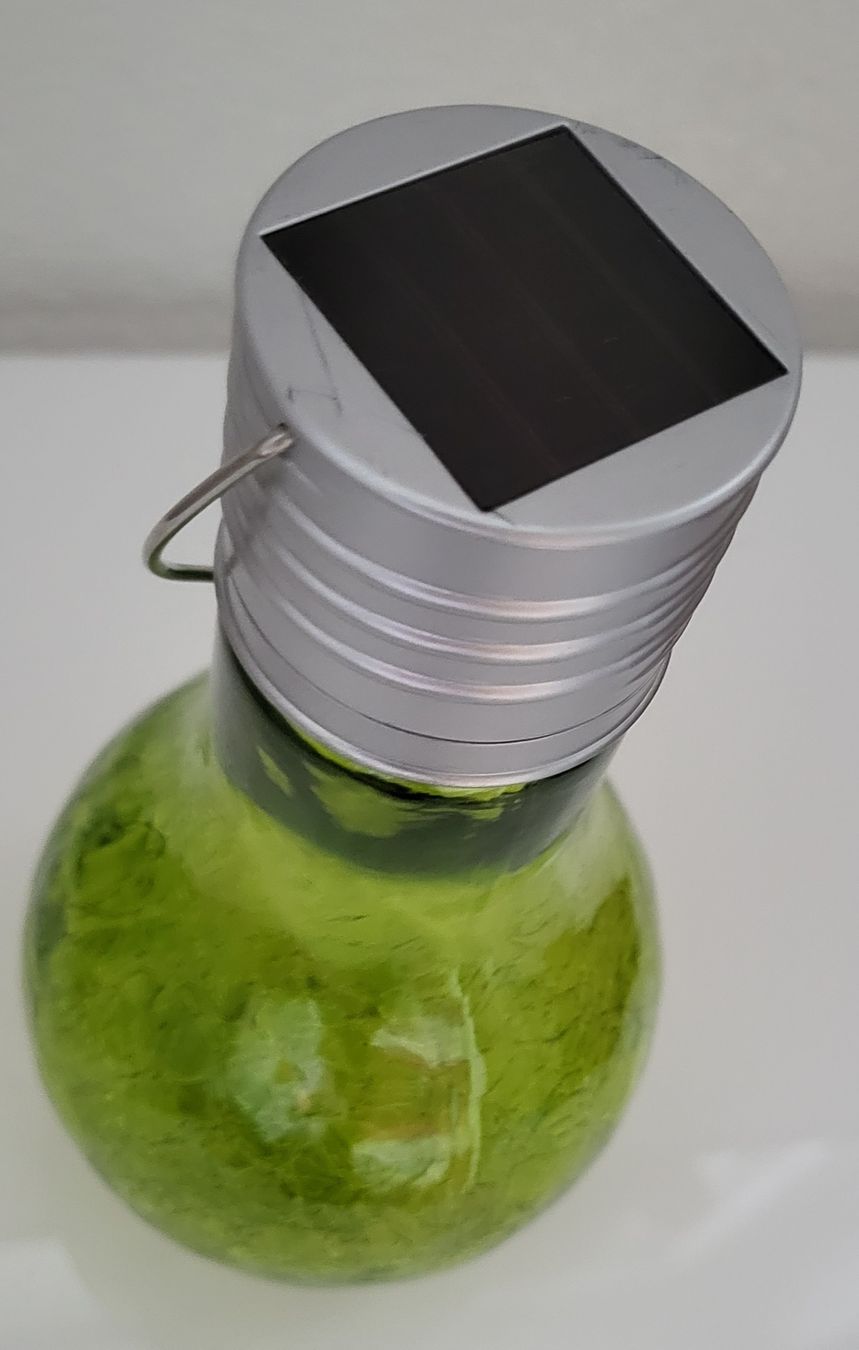 Lampade: Lampada solare in vetro nuova – Nuovo (secondo la descrizione) da Giubiasco venduto da fas_b82x 1