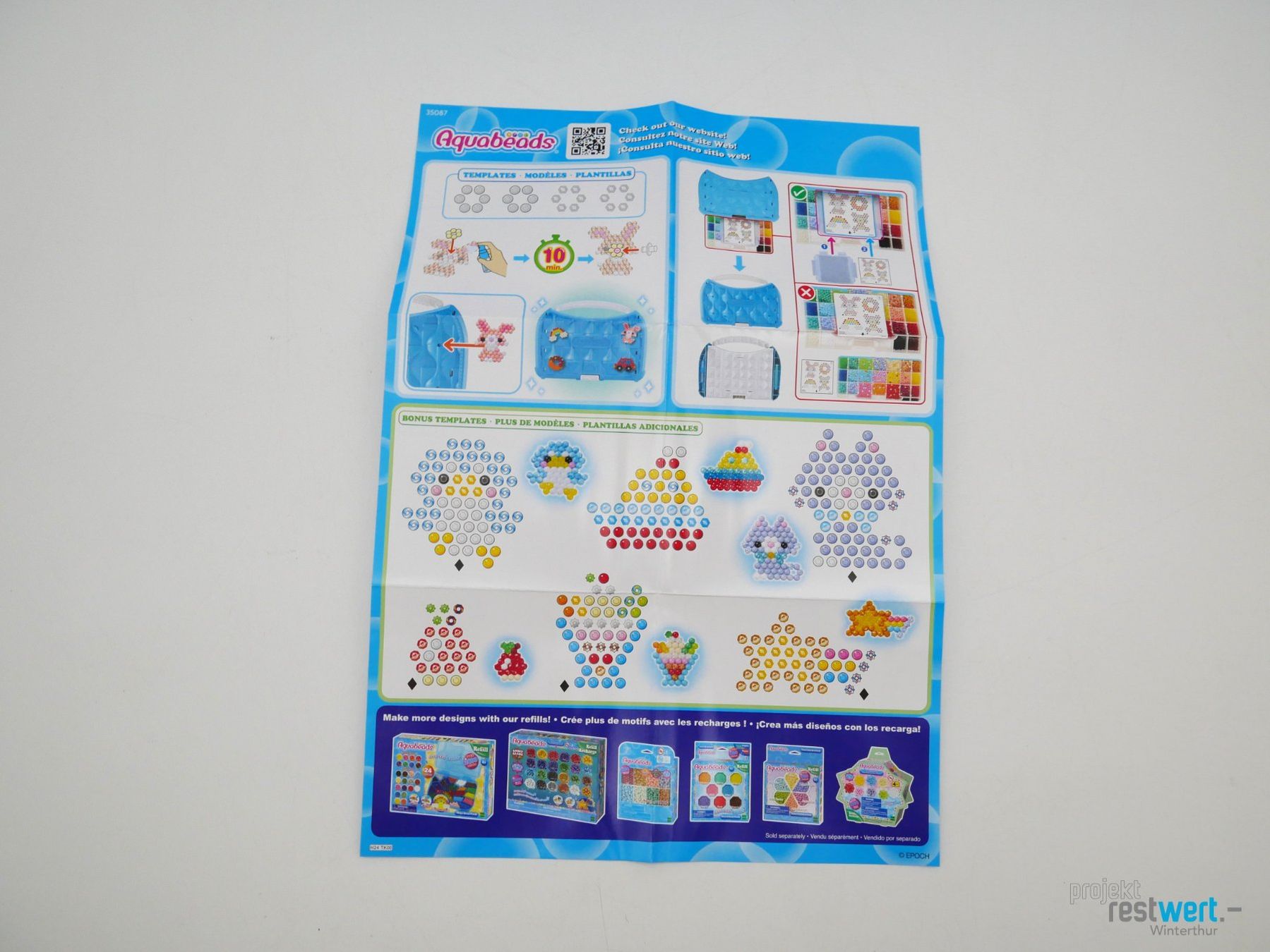 Aquabeads Kit bricolage: AQUABEAD Bastelstudio Starter Set – Nuovo (secondo la descrizione) da Winterthur venduto da Restwert_Winterthur 7