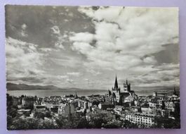 Lausanne, vue générale et Lac Léman