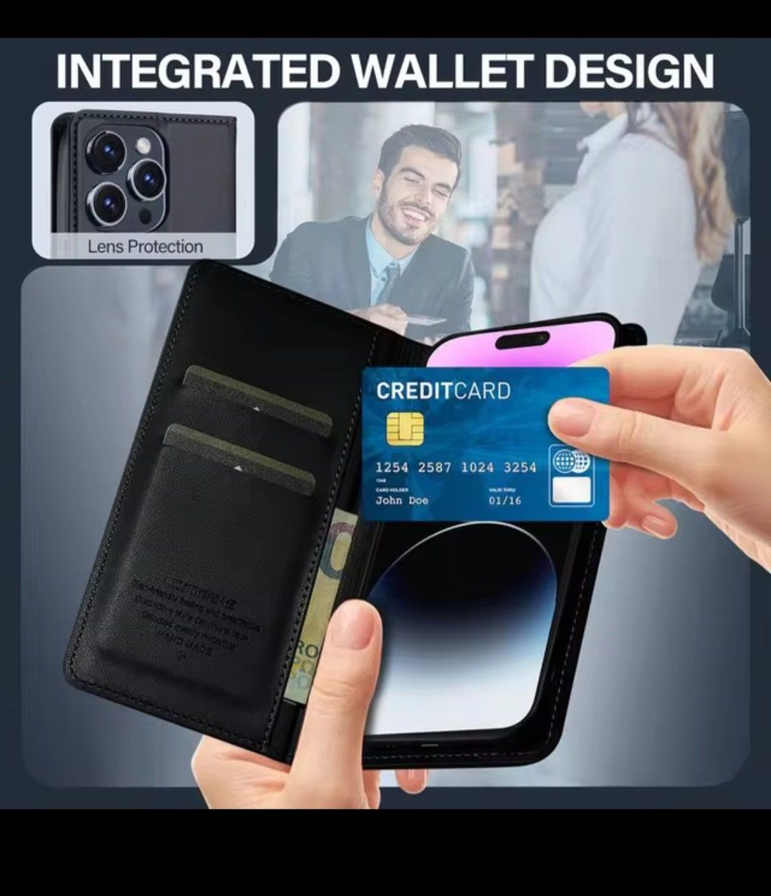 Apple Covers & Schutzfolien: Magnet Hülle Wallet tasche iPhone 17 pro TOPPREISE – Neu und originalverpackt aus Einsiedeln von Acodi3004 1
