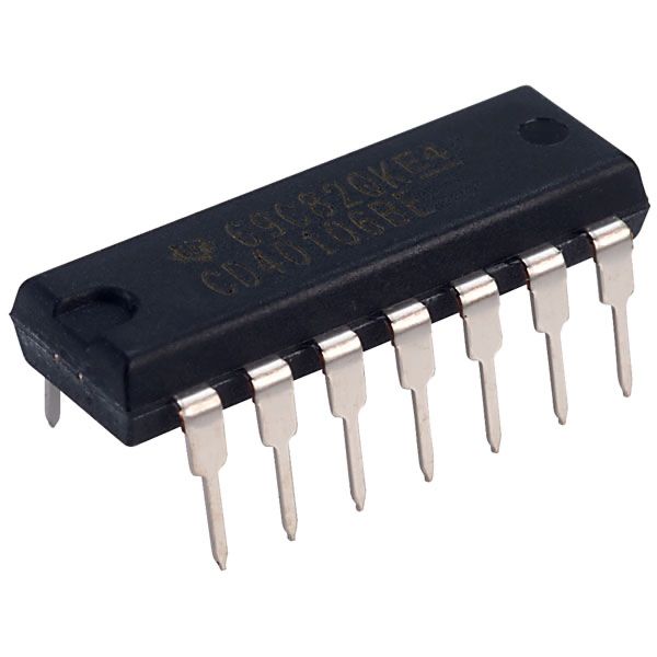 Texas Instruments Elektronikbauteile: CD40106 IC Hex Schmitt Trigger Texas Instruments – Neu und originalverpackt aus Luzern von MusikElektronikShop
