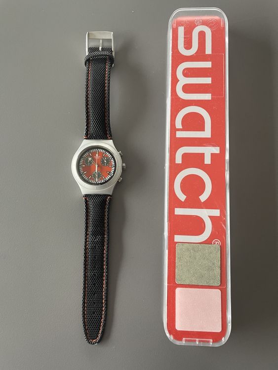 Swatch Orologi: Swatch Irony Chrono Aluminium Armbanduhr – Usato da Baden venduto da Coco1165