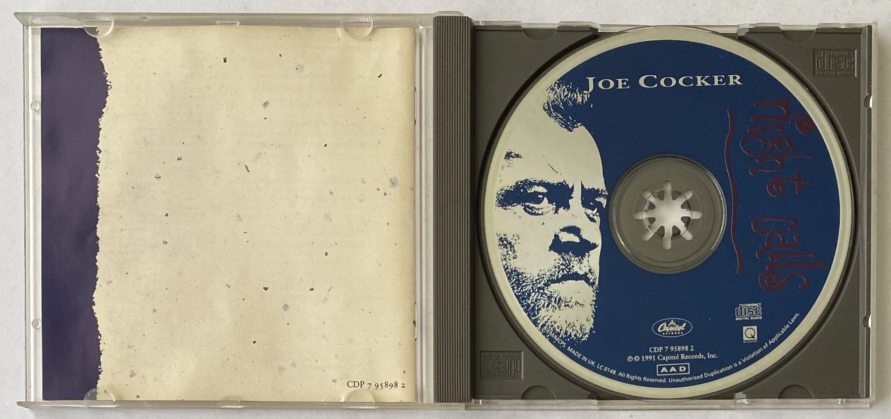 CD: Joe Cocker, Night Calls – Usato da Flums venduto da Asquillo 2