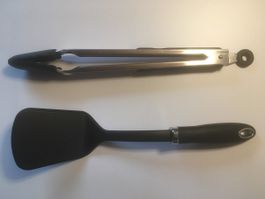 Grill Set Grillzange & Bratschaufel neu