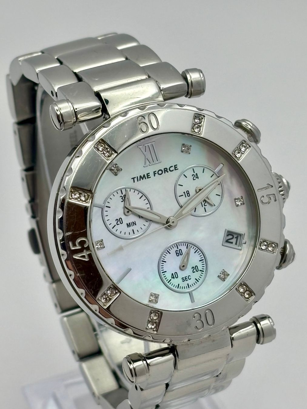 Uhren: TIME FORCE CHRONOGRAPH DATE – Gebraucht aus Rorschach von ZeitWerk.10 6