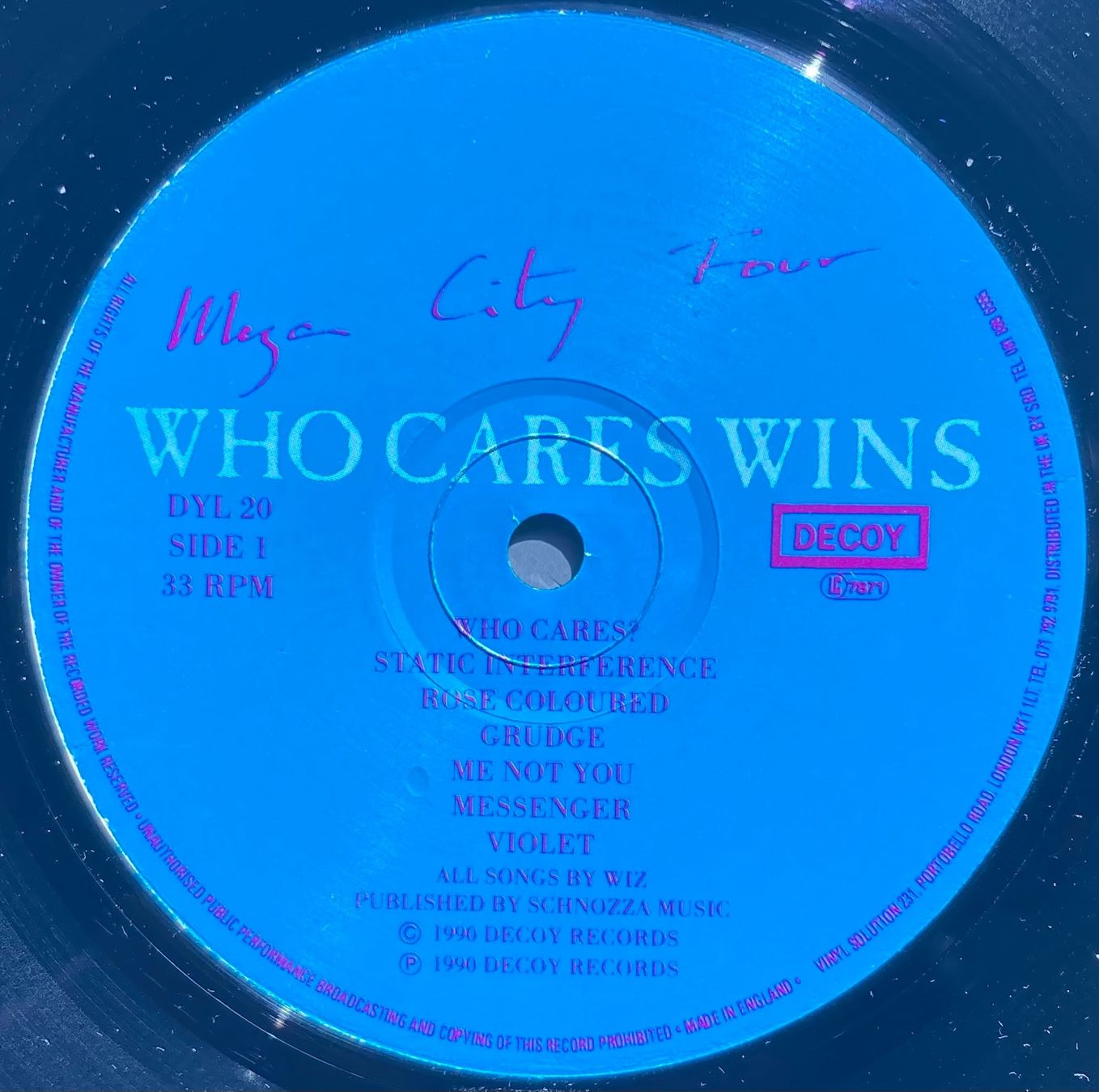 Vinyles: MEGA CITY FOUR - WHO CARES – D'occasion à Poliez-Pittet par Newtown-Records 3