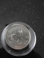 Südafrika Krügerrand 1oz Silber 2022 in Schutzdose