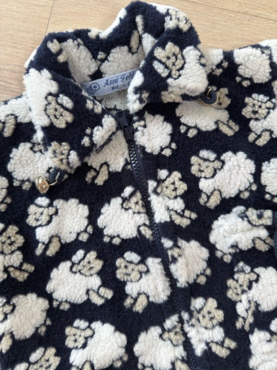 Jacken & Mäntel: Handgemachte Kinder Jacke mit Schäfchen – Gebraucht aus Sarmenstorf von Nathaliie_21 1