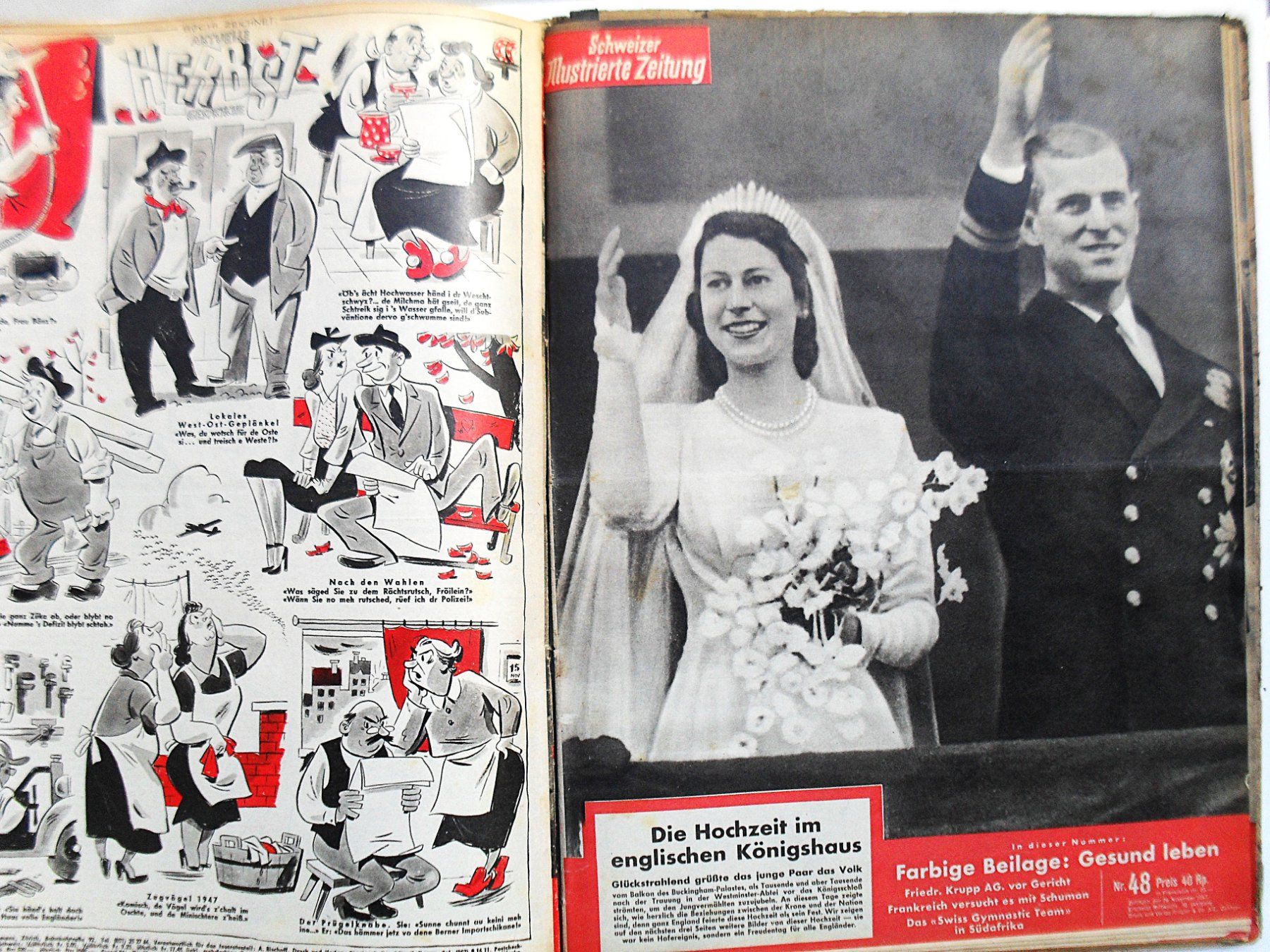 Zeitschriften & Magazine: SCHWEIZER ILLUSTRIERTE 1947 – Gebraucht aus zuerich von Ocean99 9