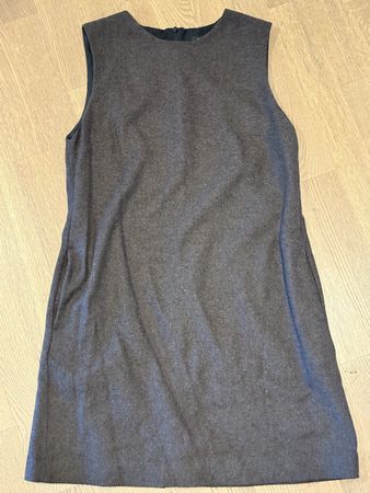 Massimo Dutti Woll-Kleid braun  Grösse 38