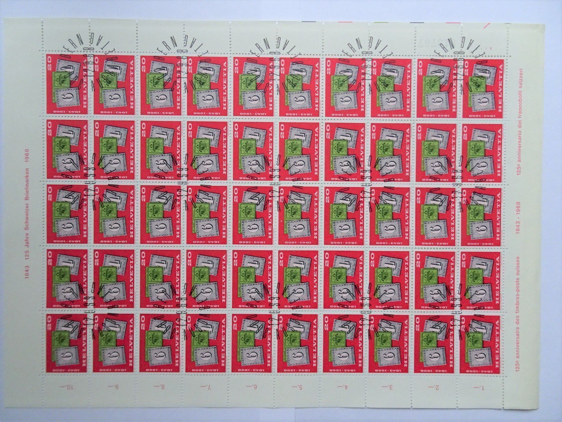 Alle Briefmarken: 1968 – Neu (gemäss Beschreibung) aus Aadorf von Chnorli-Furz