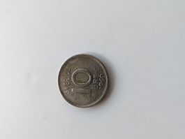 Schweden Münze 10 Öre 1960 Silber Krone 