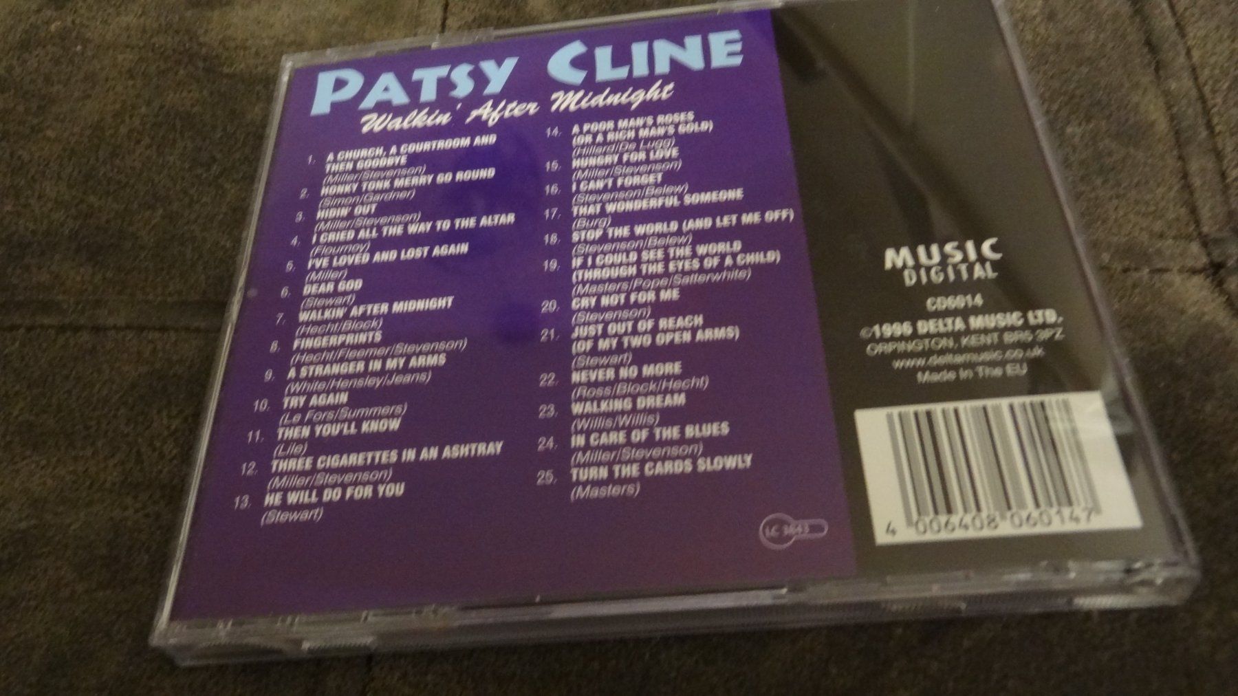 CDs: Patsy Cline -Walkin midnight  CD – Gebraucht aus Olten von Disc-Ausverkauf 1
