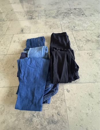 5x Umstandshose Jeans Grösse S und M