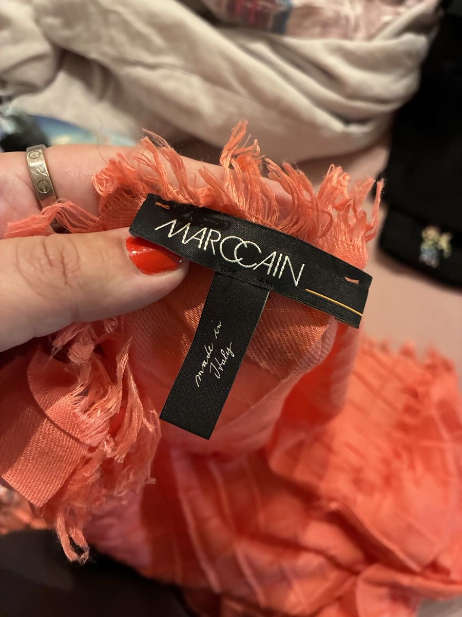 Marc Cain Foulard & Sciarpe: Marc Cain Schal lachsrosa – Usato da Sissach venduto da Monkbay 2